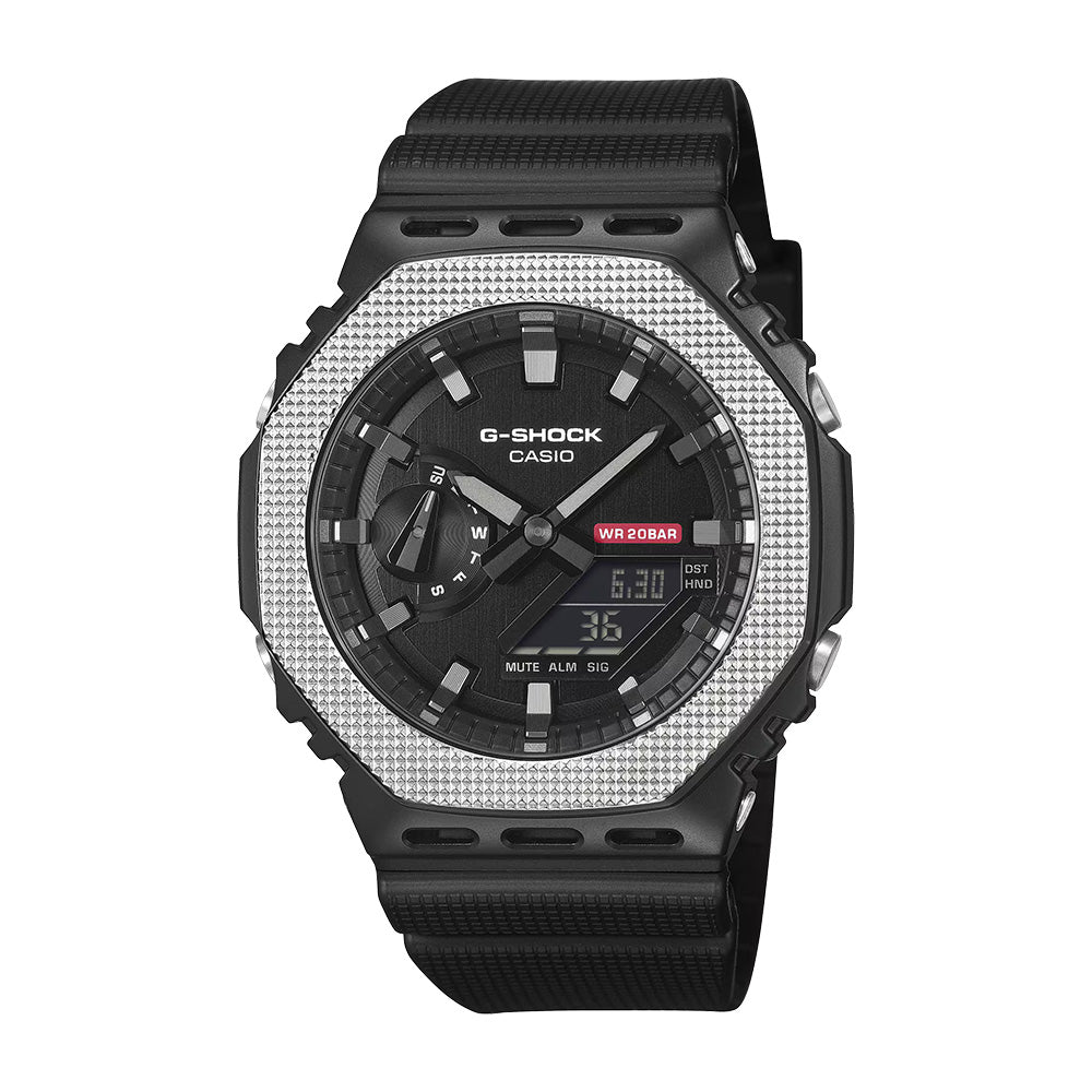 Casio G-SHOCK GM-2100BM-1ADR Men's Analog-Digital Metal Watch