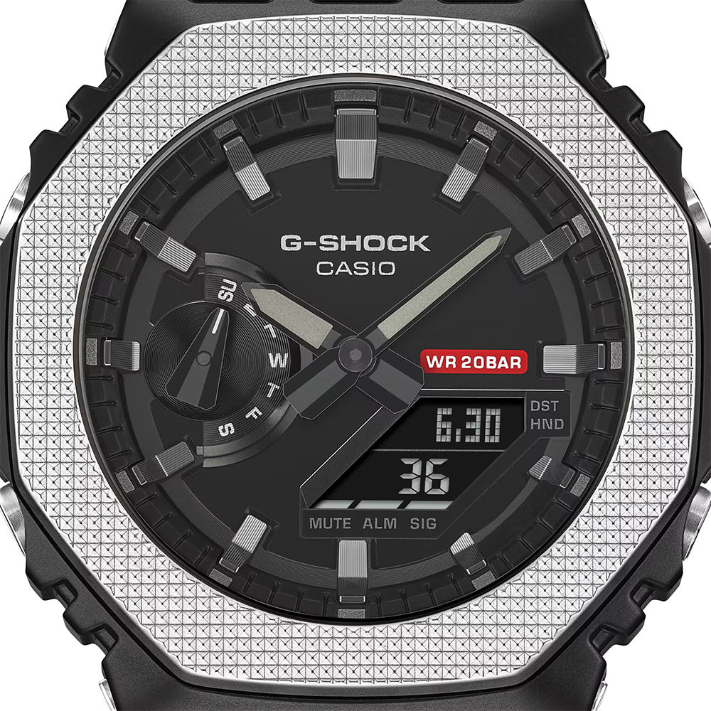 Casio G-SHOCK GM-2100BM-1ADR Men's Analog-Digital Metal Watch