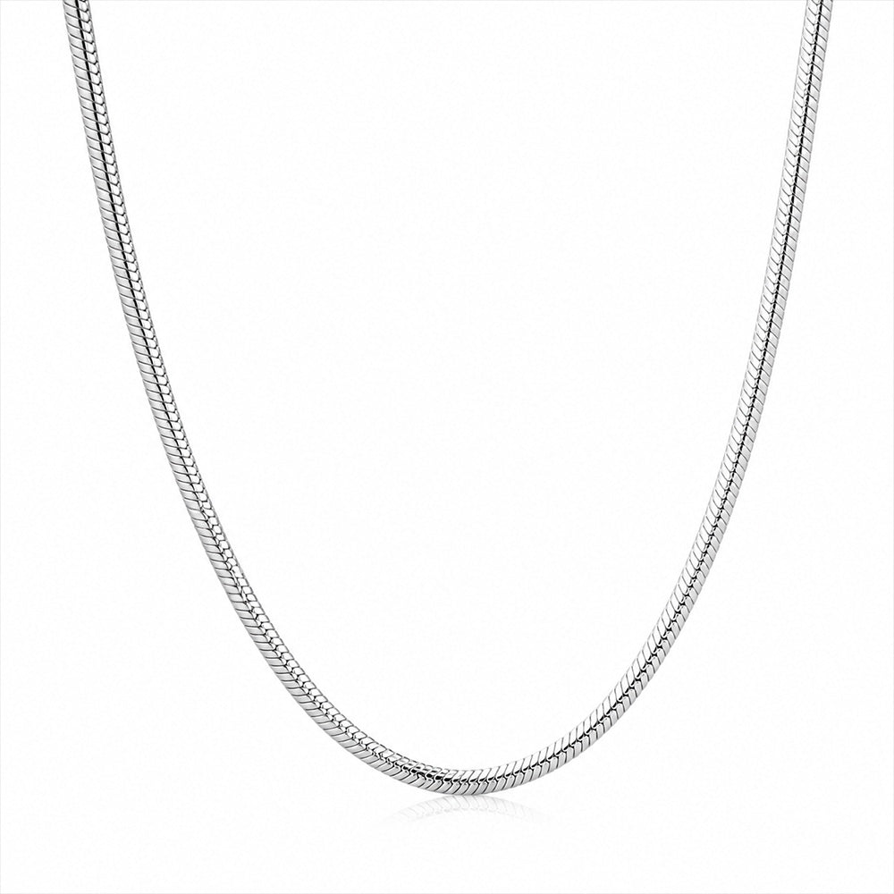 ROUND SNAKE CHAIN 4 MM | 925 STERLING SILVER CHAIN