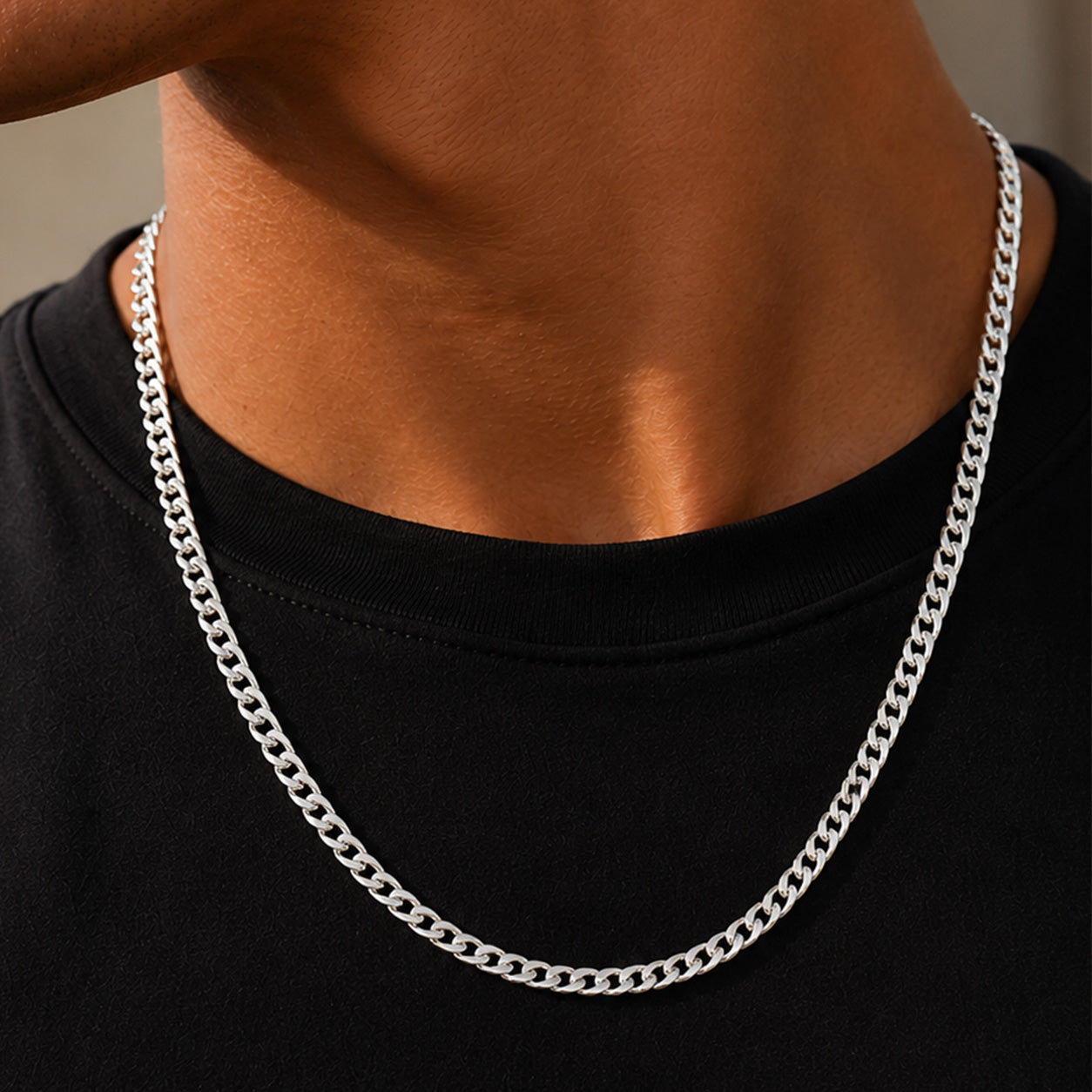 MEN'S LINK CHAIN (20-37 gm) 8mm | 925 silver