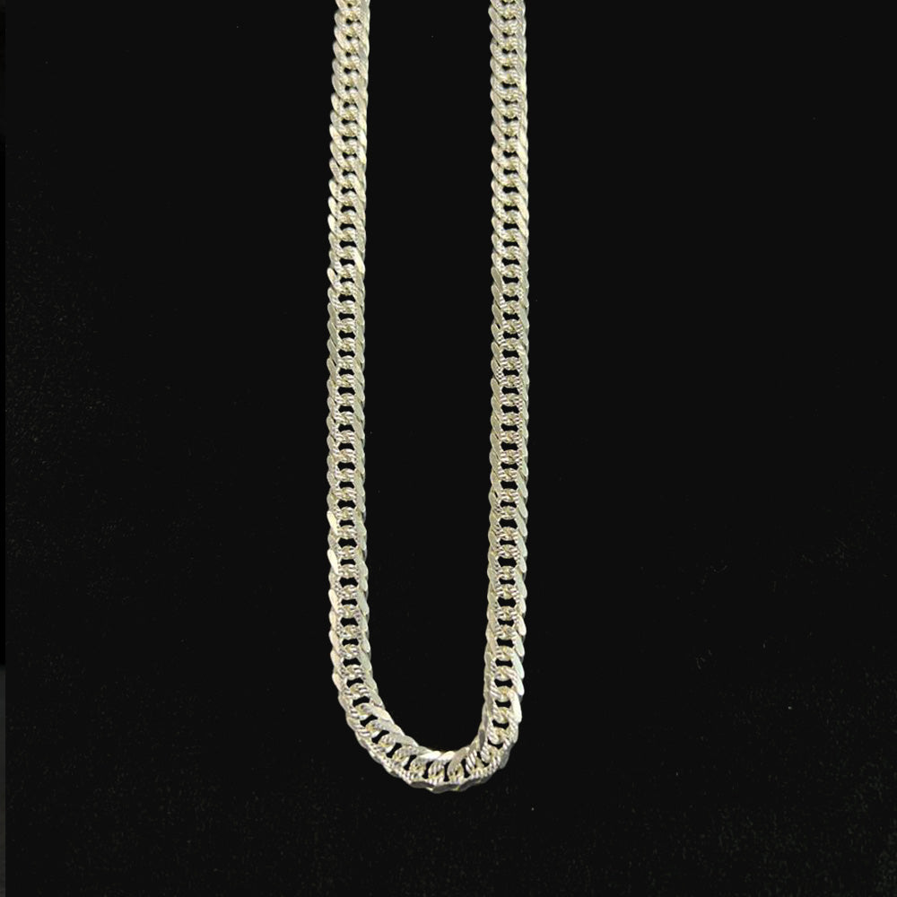 DIAMOND CUT LINK CHAIN CHAIN 6 MM | 925 STERLING SILVER CHAIN (Copy)