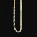 DIAMOND CUT LINK CHAIN CHAIN 8 MM | 925 STERLING SILVER CHAIN