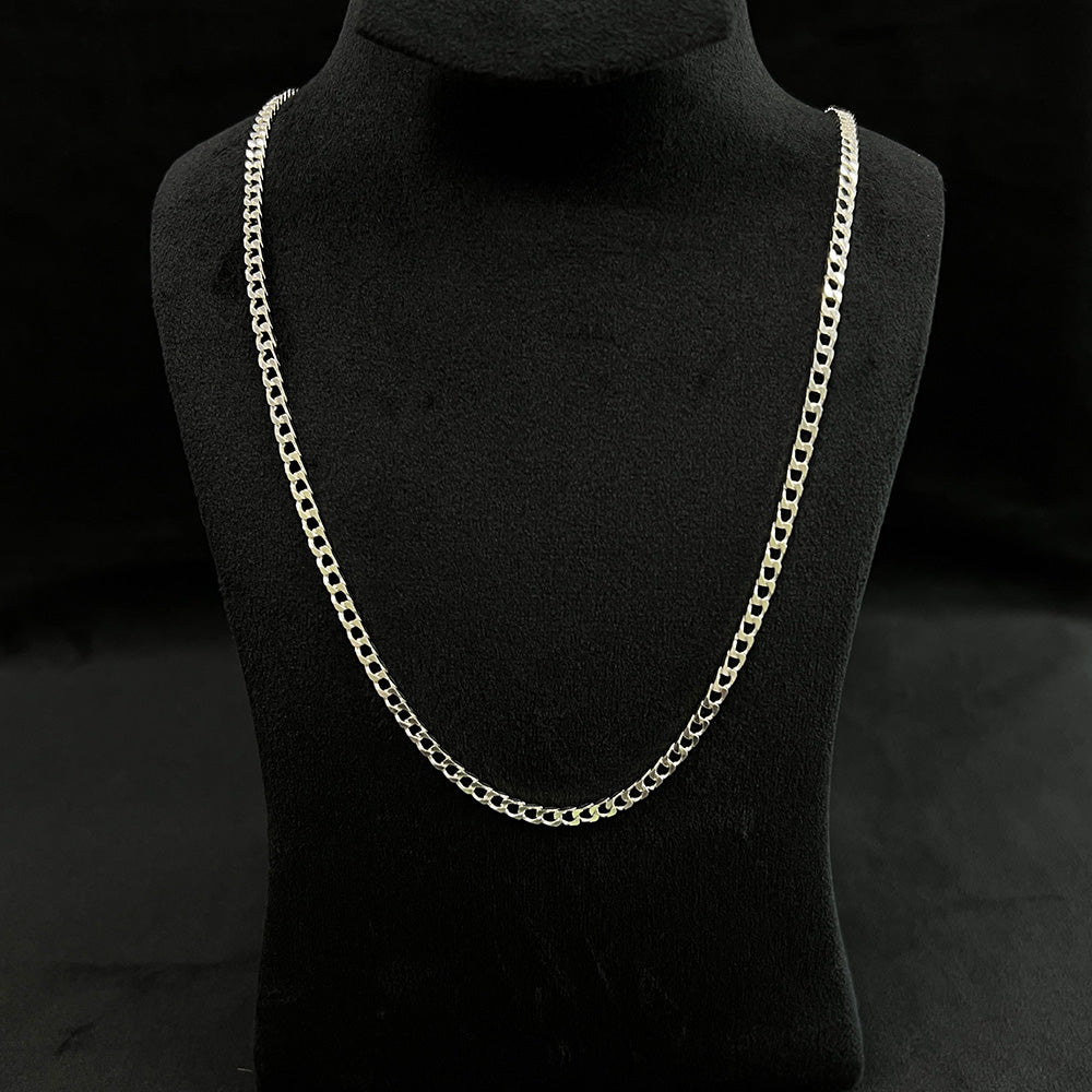 MEN'S SQUARE LINK CHAIN (9-11 gm) 3 mm | 925 silver