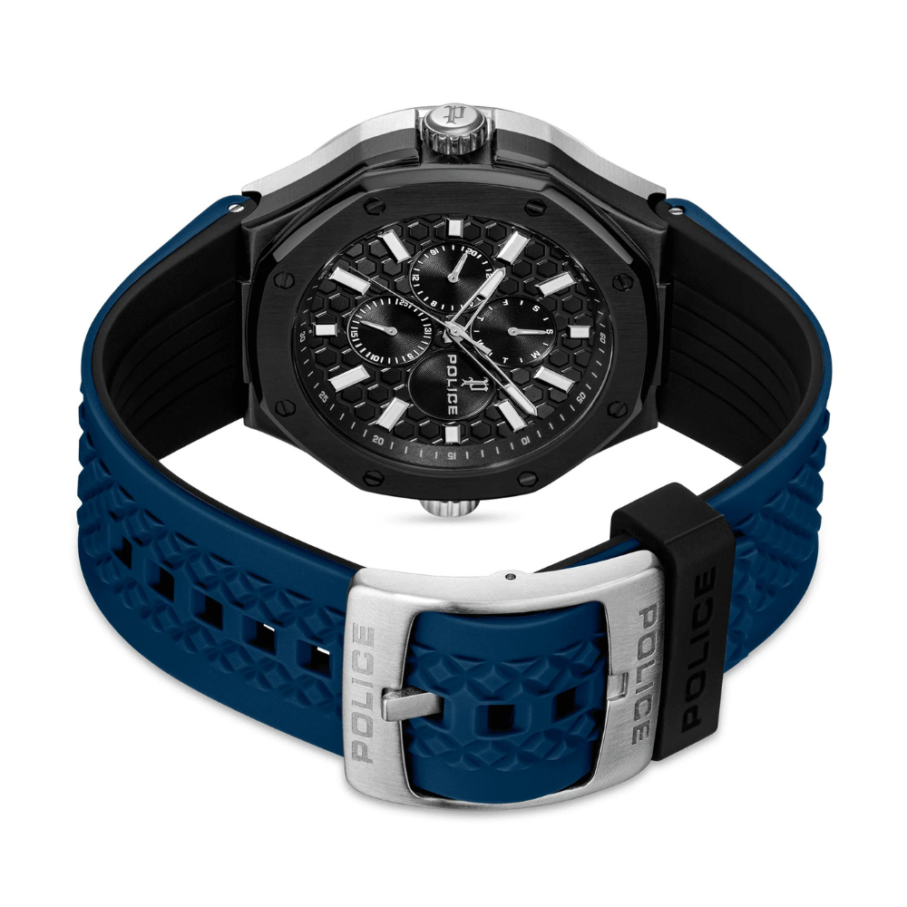DUAL Watch Police For Men (Blue & Navy) - Stainless Steel PEWGQ0081903