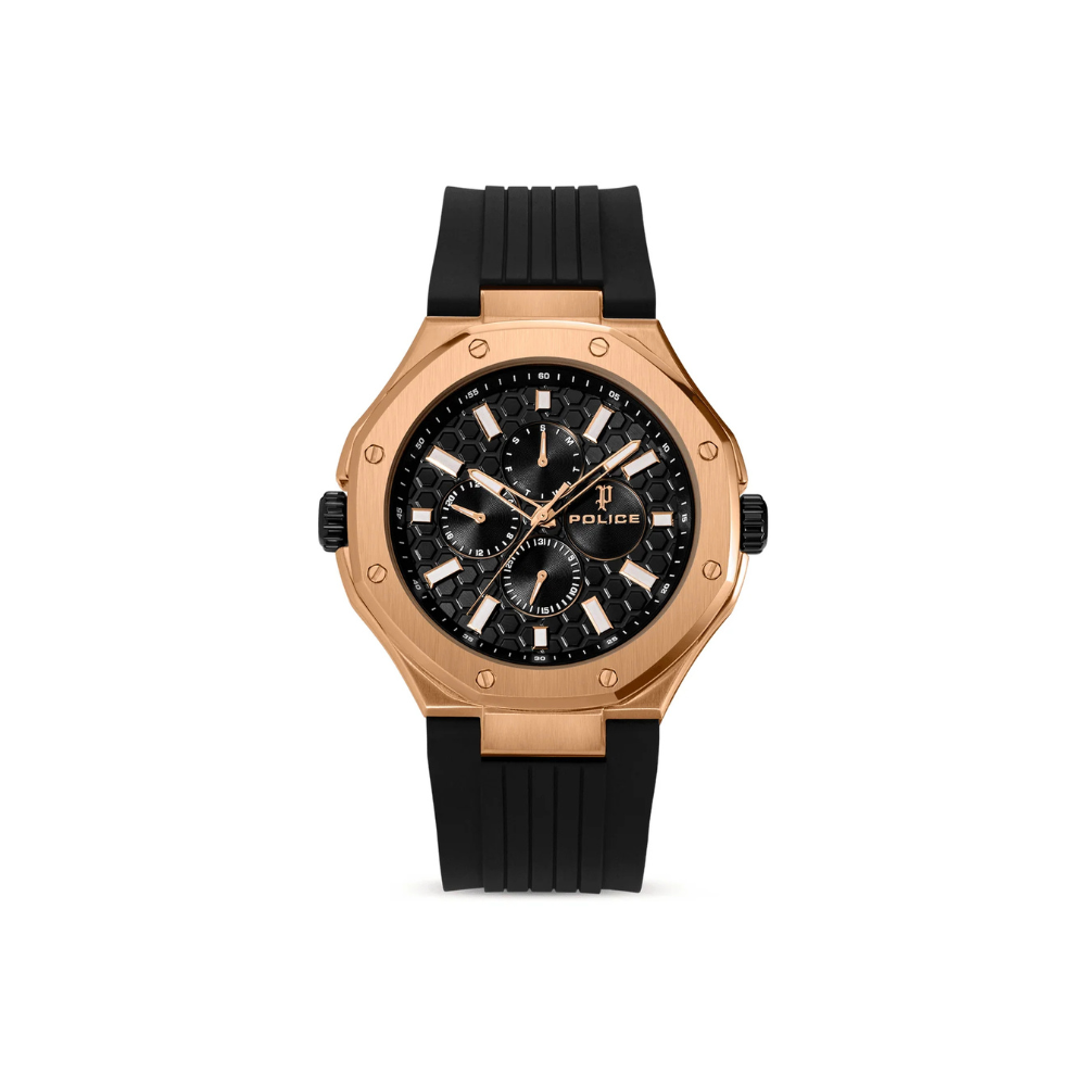 DUAL Watch Police For Men (Green & Black) - Stainless Steel PEWGQ0081902