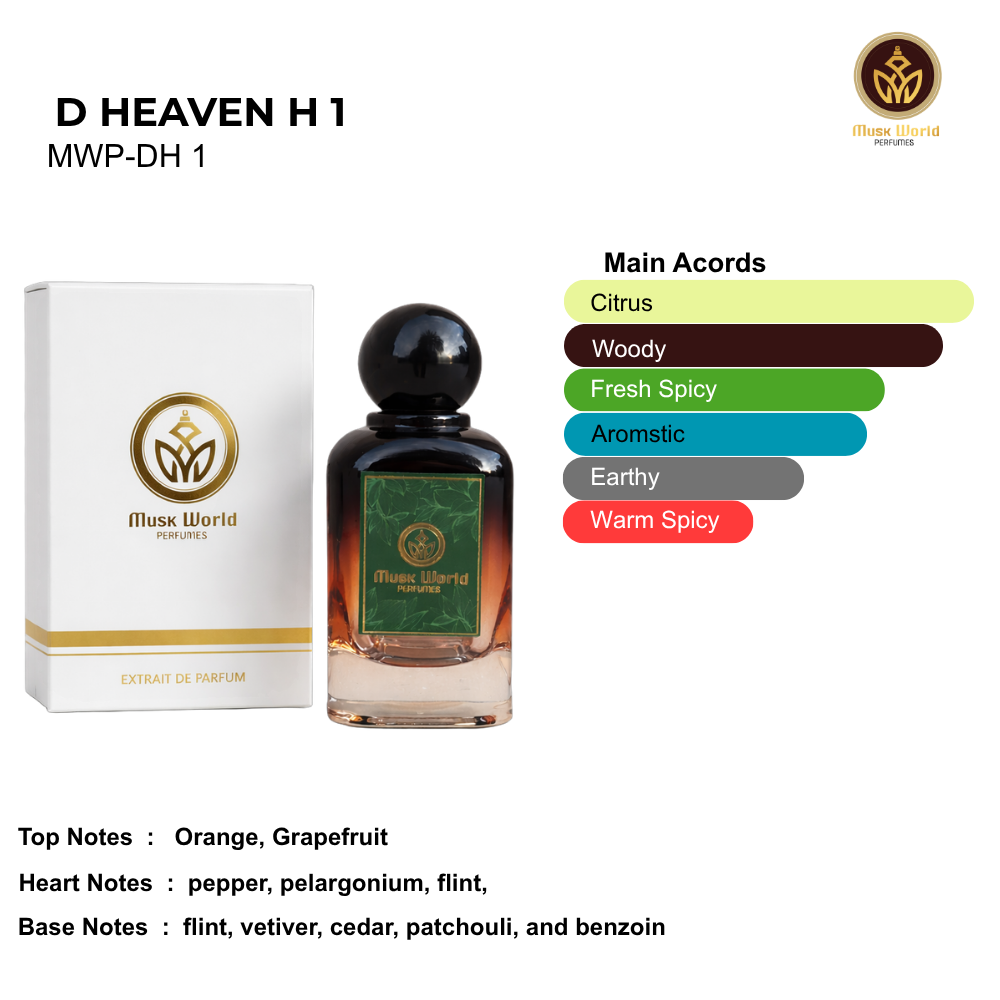 D HEAVEN   Woody aromatic Perfume for Men