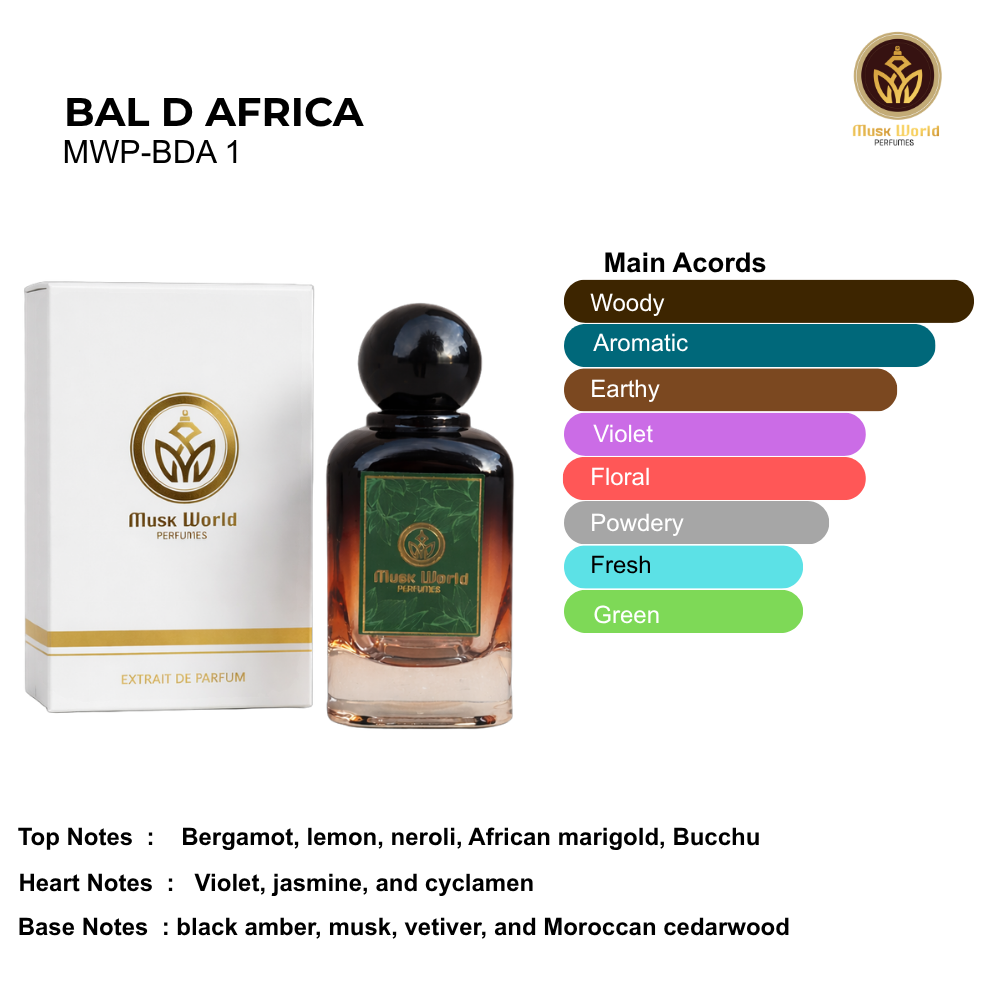 BAL D AFRICA by MuskWorld Floral Unisex Perfume