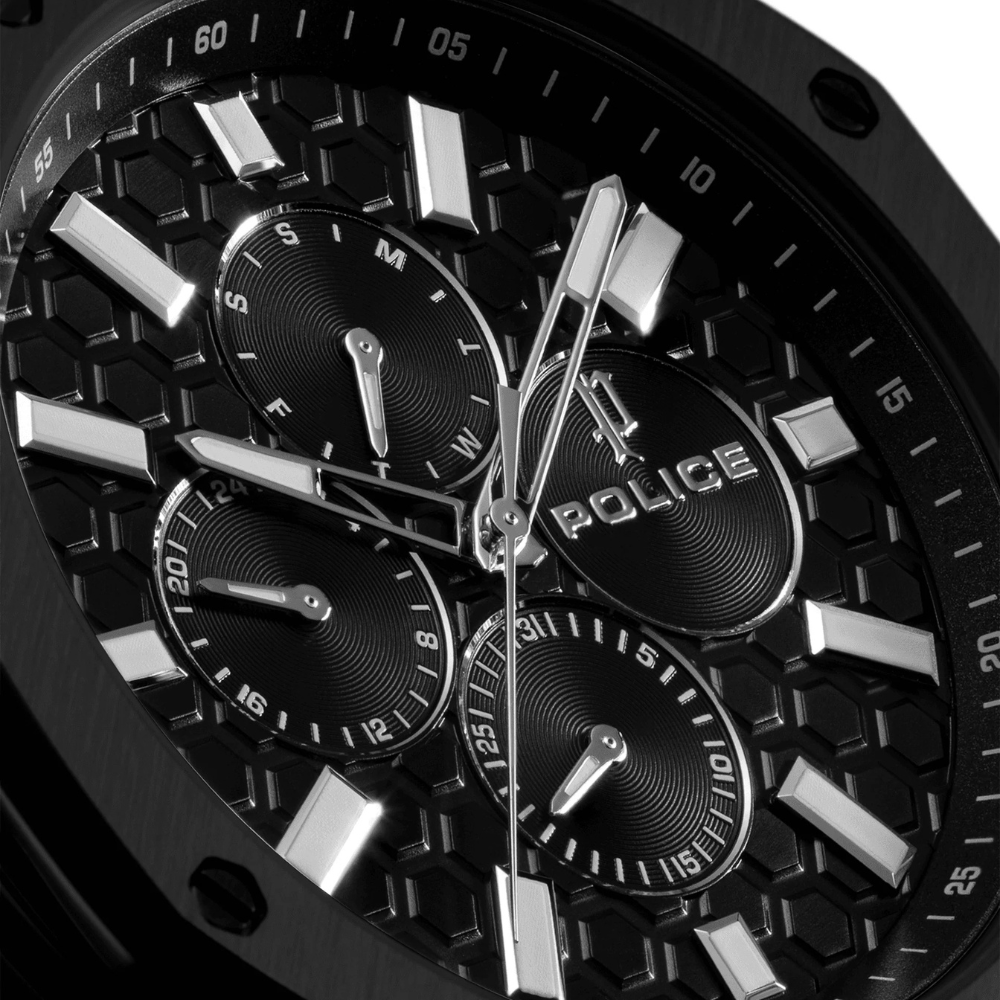 DUAL Watch Police For Men (Blue & Navy) - Stainless Steel PEWGQ0081903