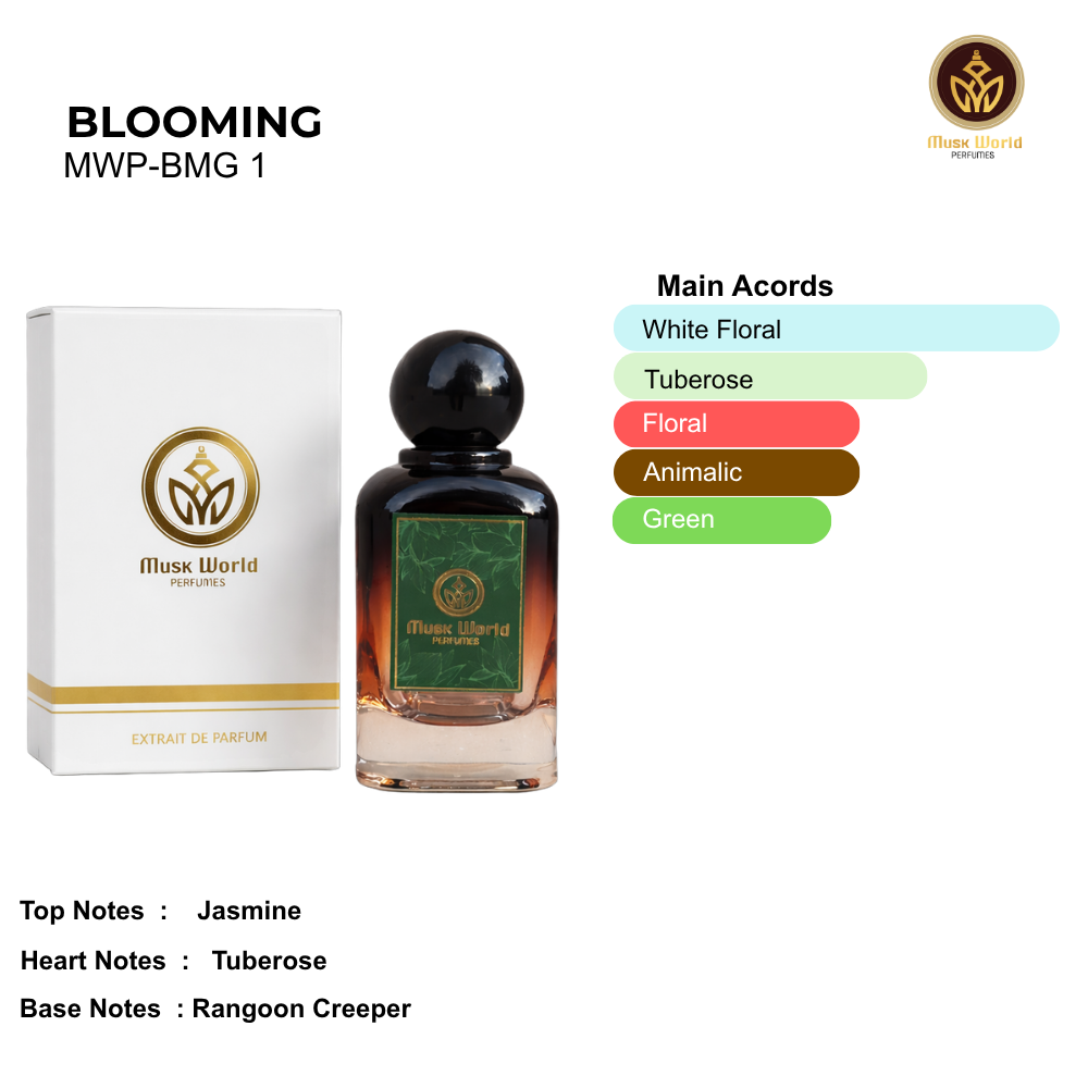 BLOOMING Extrait de Parfumby MuskWorld Luxury Floral Perfume for Women