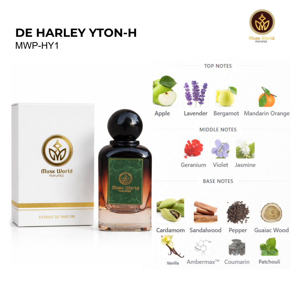 DE HARLEY YTON Oriental Woody Perfume for Women & Men