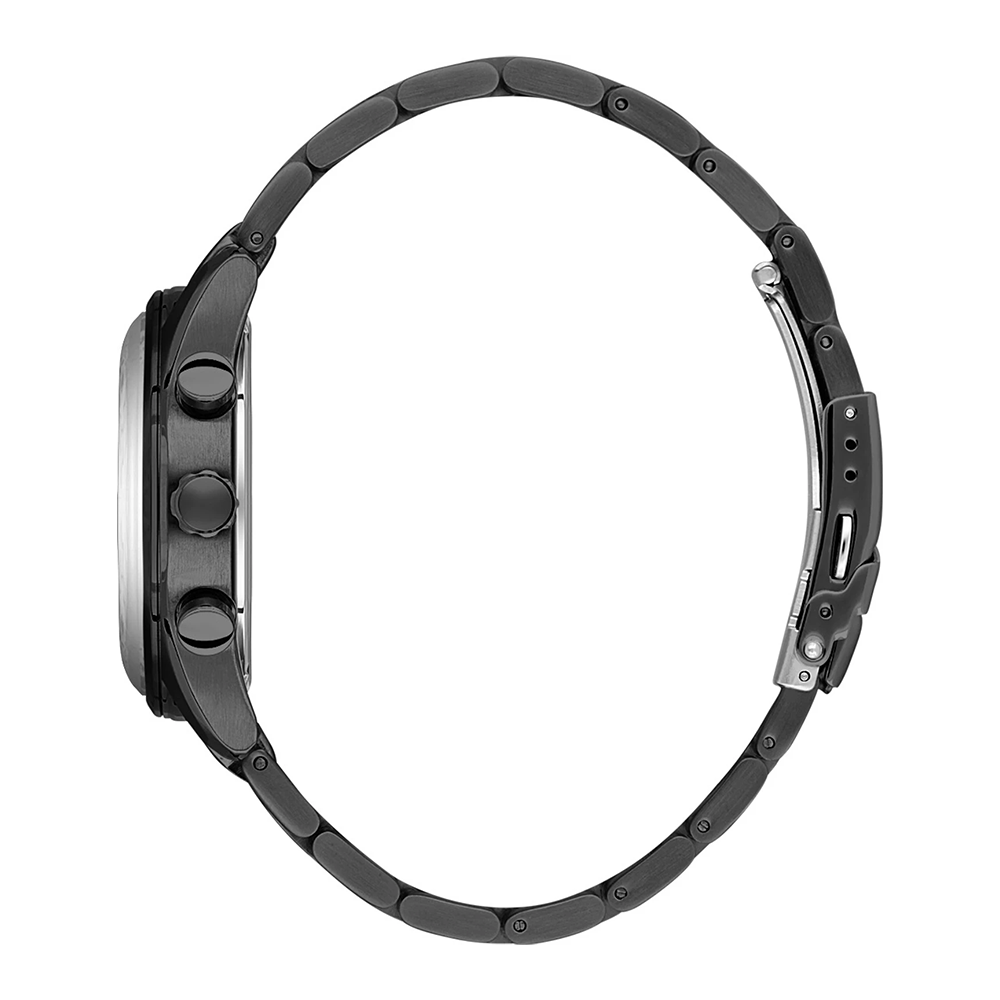 Santa Barbara Polo & Racquet Club Men’s Black Watch | Stainless Steel Quartz | SB.1.10666-5