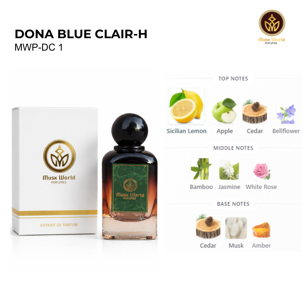 DONA BLUE CLAIR Floral Fruity Perfume for Women