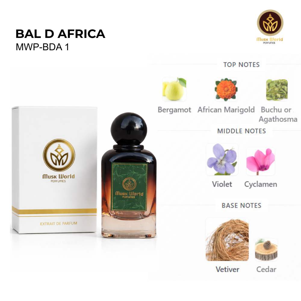 BAL D AFRICA by MuskWorld Floral Unisex Perfume