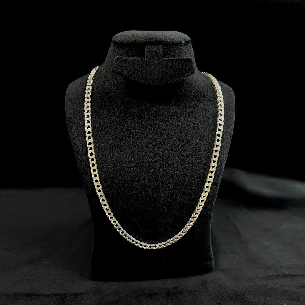 MEN'S SQUARE LINK CHAIN  (23-29 gm) 5 mm | 925 silver