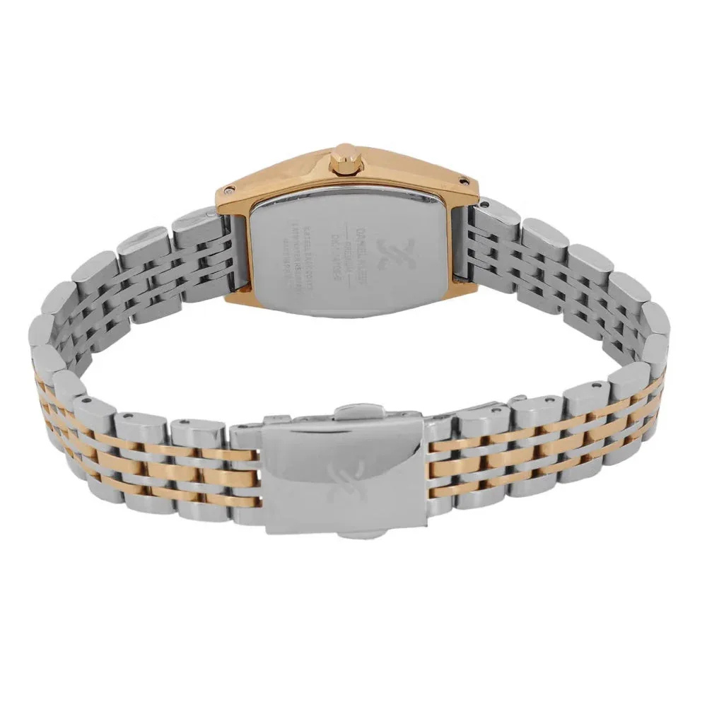 Daniel Klein Premium Silver and Rose Gold Stainless Steel Watch for Women DK.1.14106-6