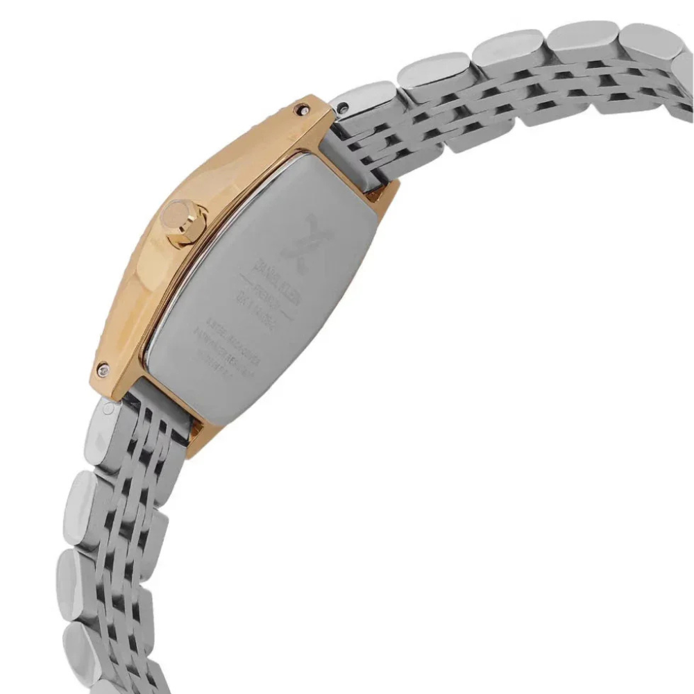 Daniel Klein Premium Silver and Rose Gold Stainless Steel Watch for Women DK.1.14106-6