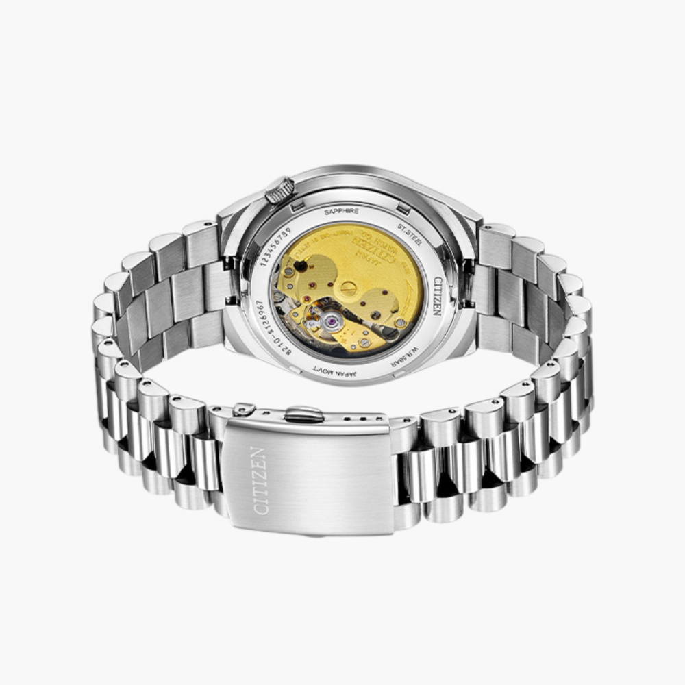 Citizen TSUYOSA Red Dial Men's Mechanical Watch NJ0150-56W Stainless Steel