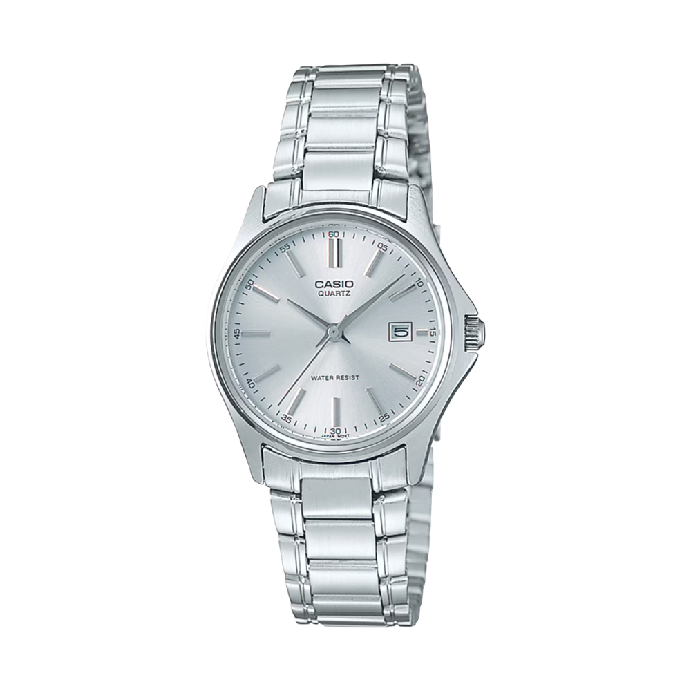 CASIO Women's Analog White Dial Watch - LTP-1275D-7A
