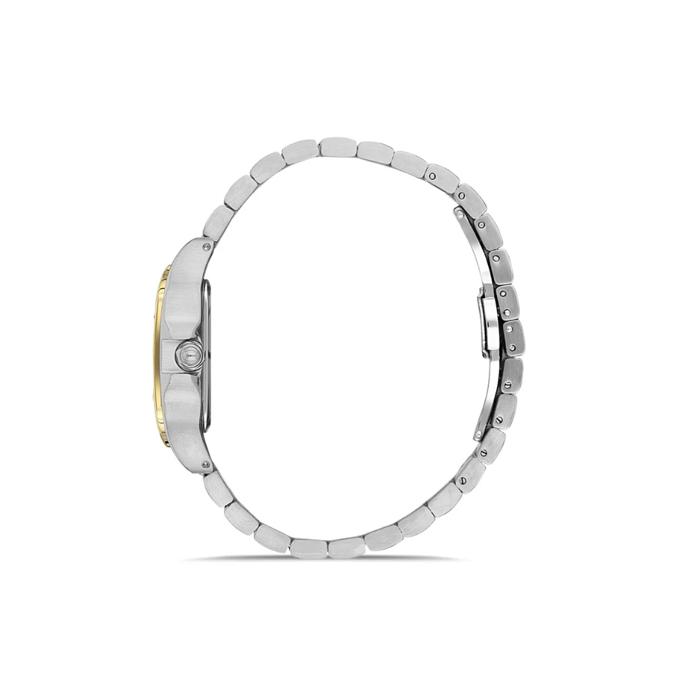 Santa Barbara Polo & Racquet Club Women’s Watch SB.1.10485-4 – Two-Tone Silver & Gold Stainless Steel 41mm Analog Watch