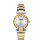 Daniel Klein Women's Analog Watch Silver Dial Gold Silver Dual Tone Strap DK.6.14132-3