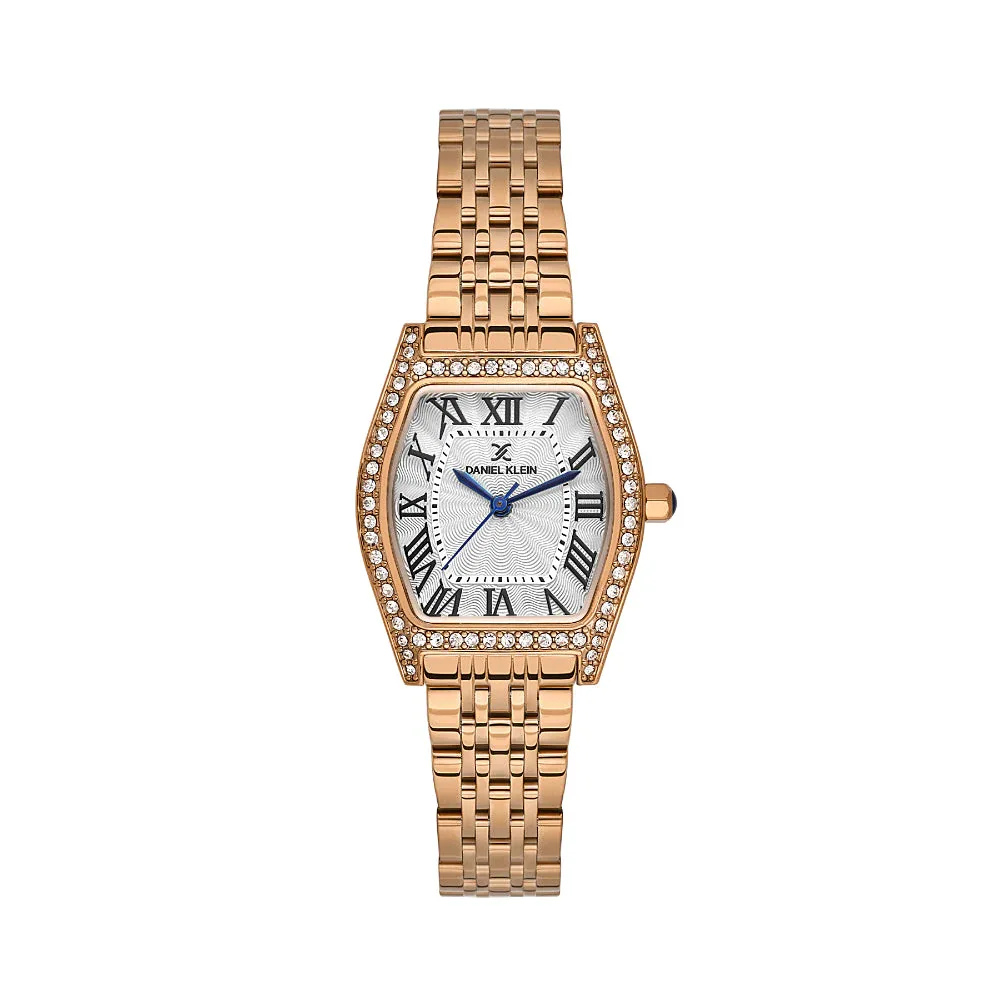 Daniel Klein Premium Rose Gold Stainless Steel Watch for Women DK.1.14106-5