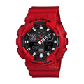 G-SHOCK Analog-Digital Red Mens Watch - GA-100B-4ADR