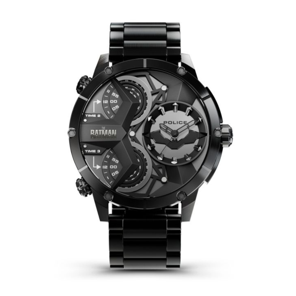 POLICE The Batman Vengeance Edition Watch PEWJG2205001 – Luxury Watch | Black Stainless Steel | DC Batman Collection UAE