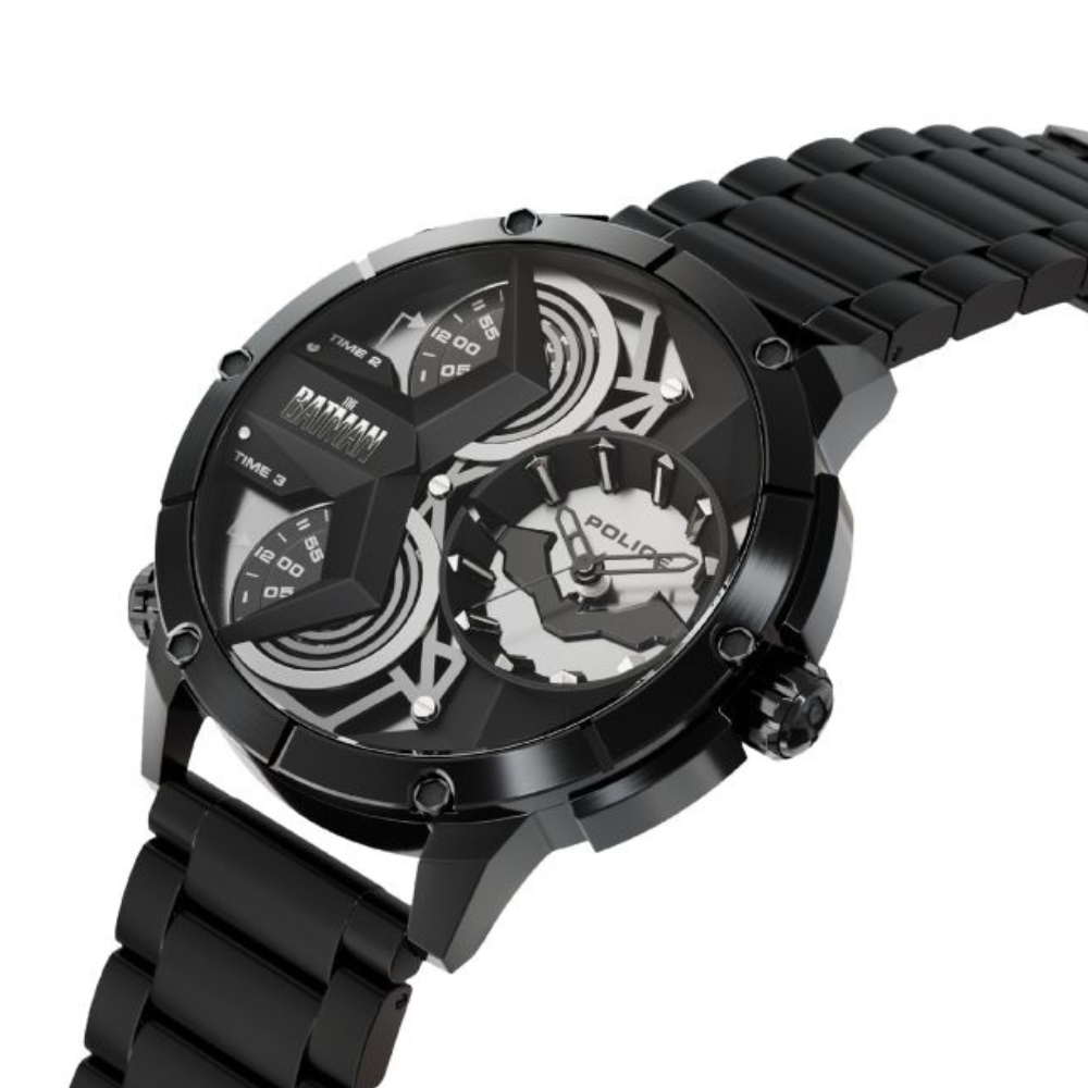 POLICE The Batman Vengeance Edition Watch PEWJG2205001 – Luxury Watch | Black Stainless Steel | DC Batman Collection UAE