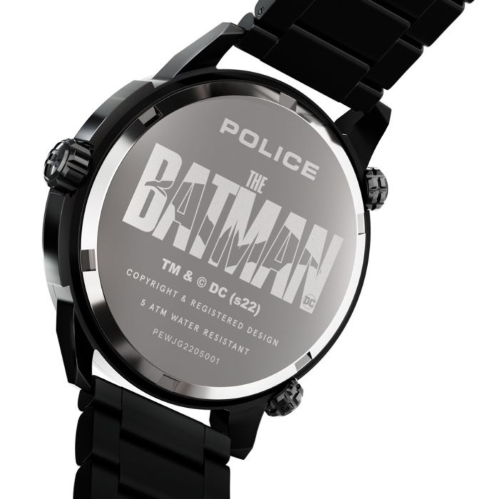 POLICE The Batman Vengeance Edition Watch PEWJG2205001 – Luxury Watch | Black Stainless Steel | DC Batman Collection UAE