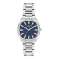 Lee Cooper Women’s Dark Blue Square Dial Silver Watch | LC07985.390