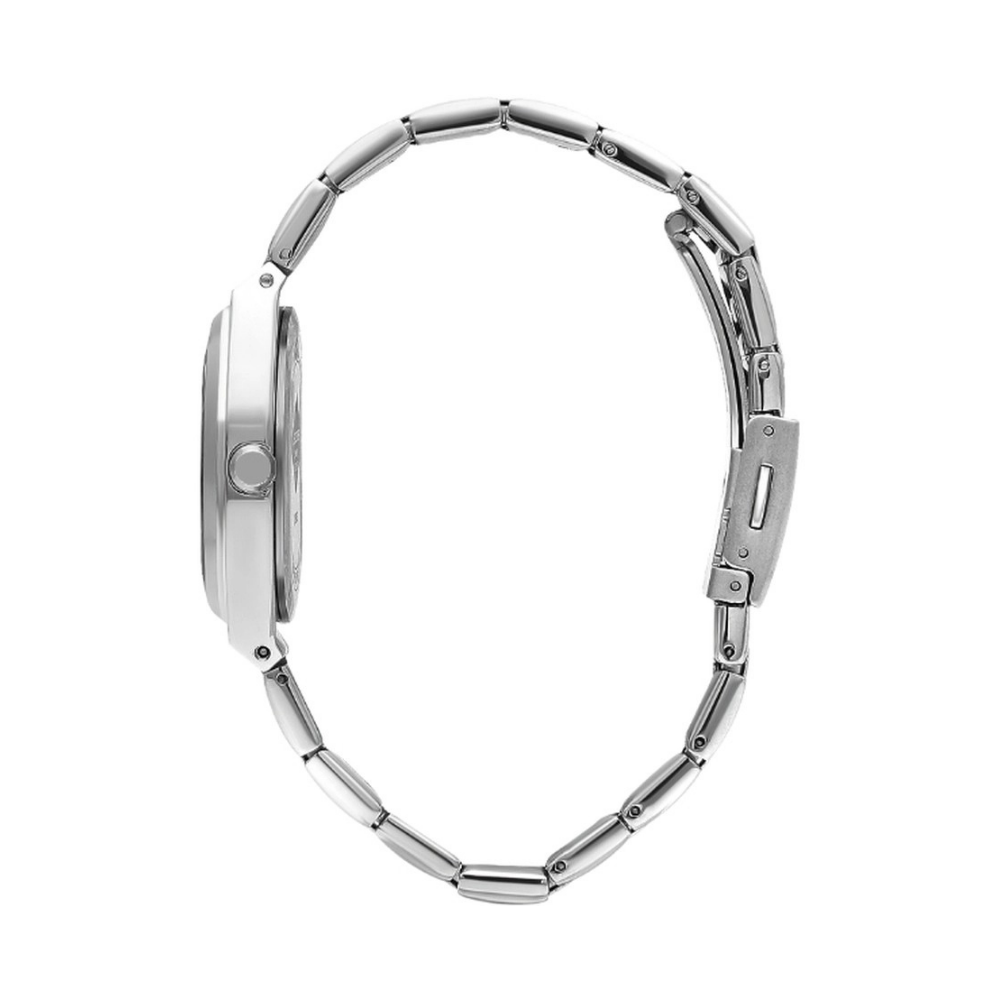 Lee Cooper Women’s Dark Blue Square Dial Silver Watch | LC07985.390