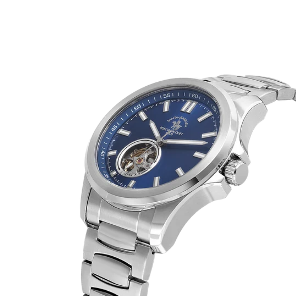 Santa Barbara Polo Men’s Automatic Blue Dial Watch | SB.1.10629-3