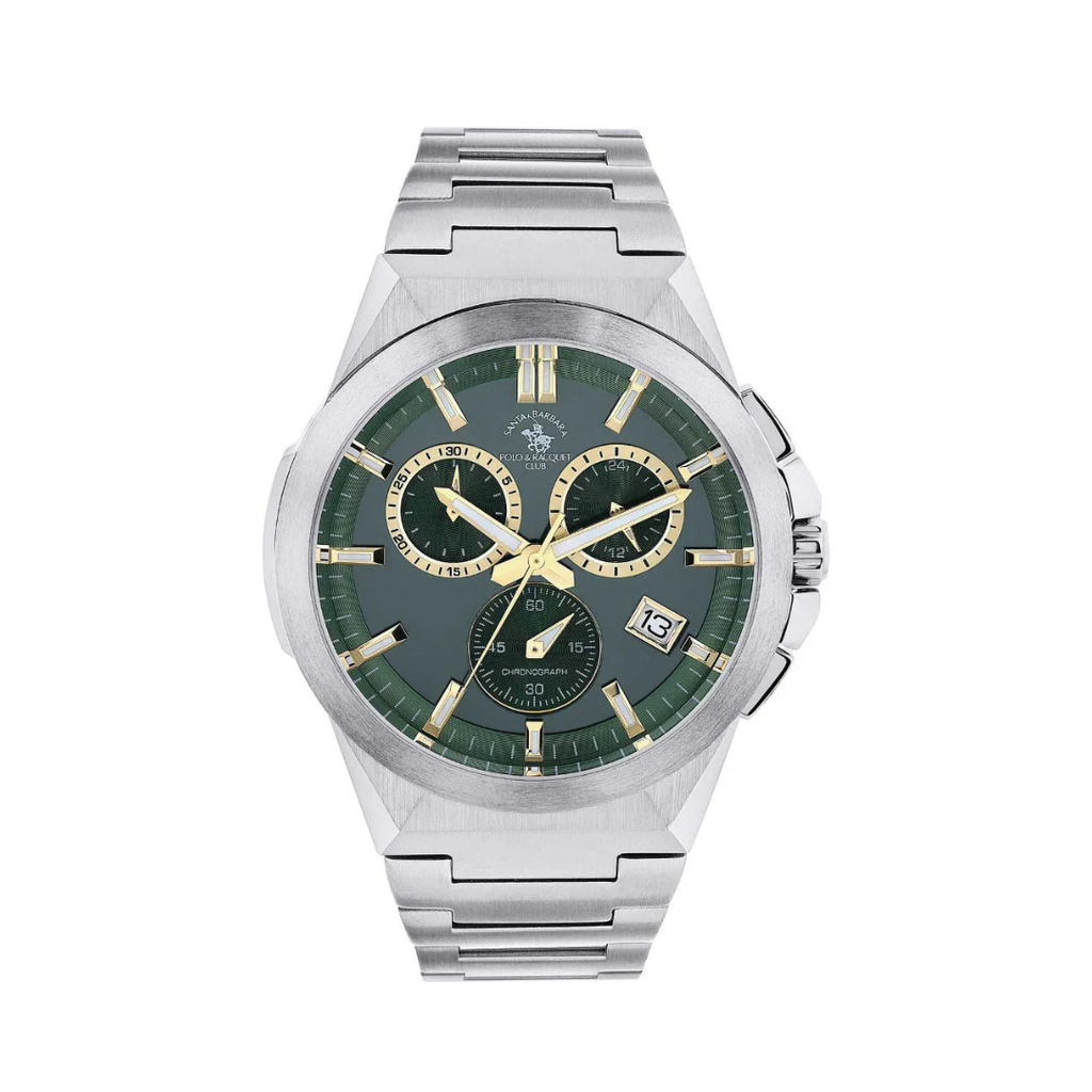 Santa Barbara Polo SB.1.10633-6 Silver Stainless Steel Watch for Men