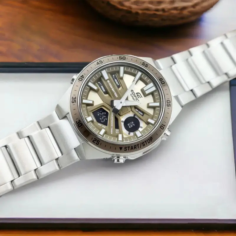 Casio Edifice EFV-C110D-5A Analog-Digital Watch with 10-Year Battery