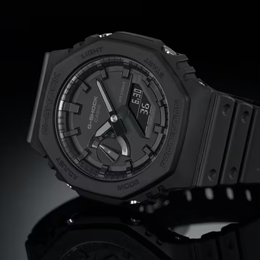 Casio G-Shock GA-2100-1A1DR CasiOak All Black Men’s Watch