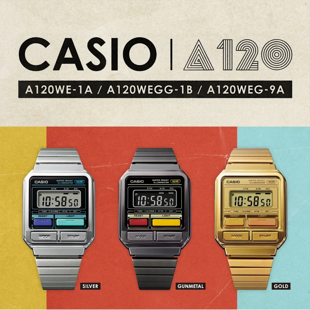 CASIO VINTAGE A120WEGG-1BDF