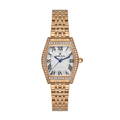 Daniel Klein DK.1.14106-5 women's rose gold stainless steel analogue watch with white dial