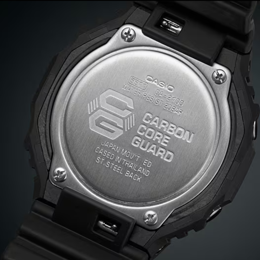 Casio G-Shock GA-2100-1A1DR CasiOak All Black Men’s Watch