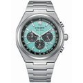 Citizen CA4610-85Z Eco-Drive Zenshin Chronograph Men's Super Titanium™ Watch – Light BLue  Dial | 42.5mm
