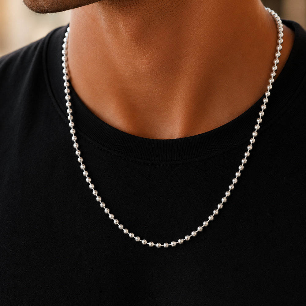 MEN'S BALL CHAIN 12-15 gm) 3 mm | 925 silver