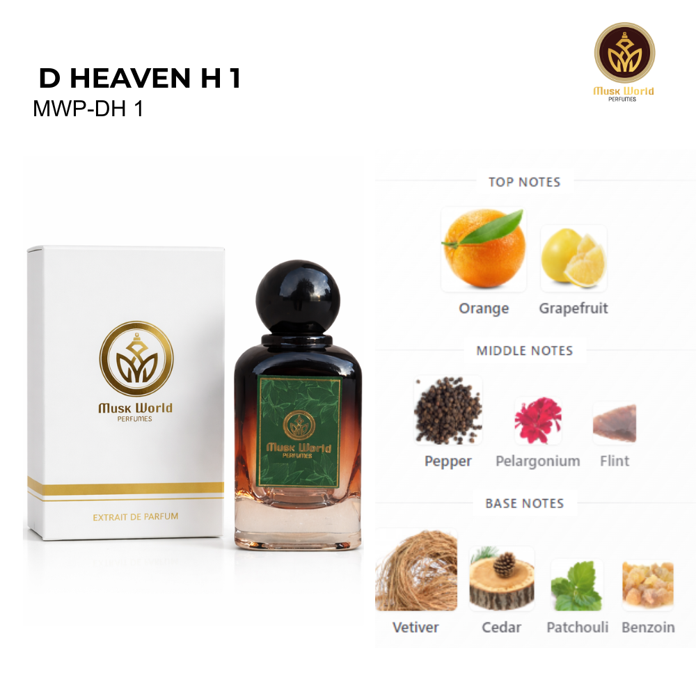 D HEAVEN   Woody aromatic Perfume for Men