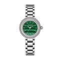 Lee Cooper Women’s Green Dial Silver Watch | LC08279.370