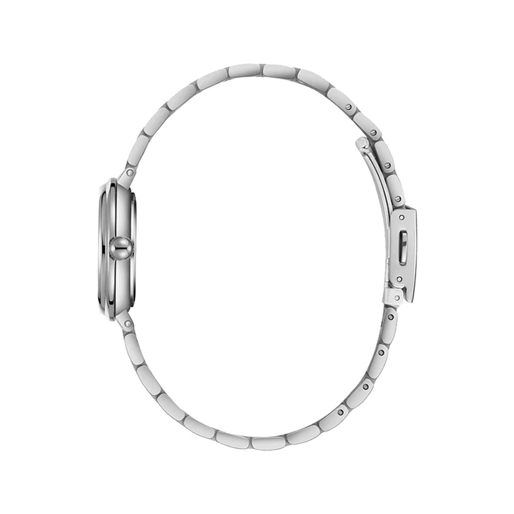 Lee Cooper Women’s Green Dial Silver Watch | LC08279.370