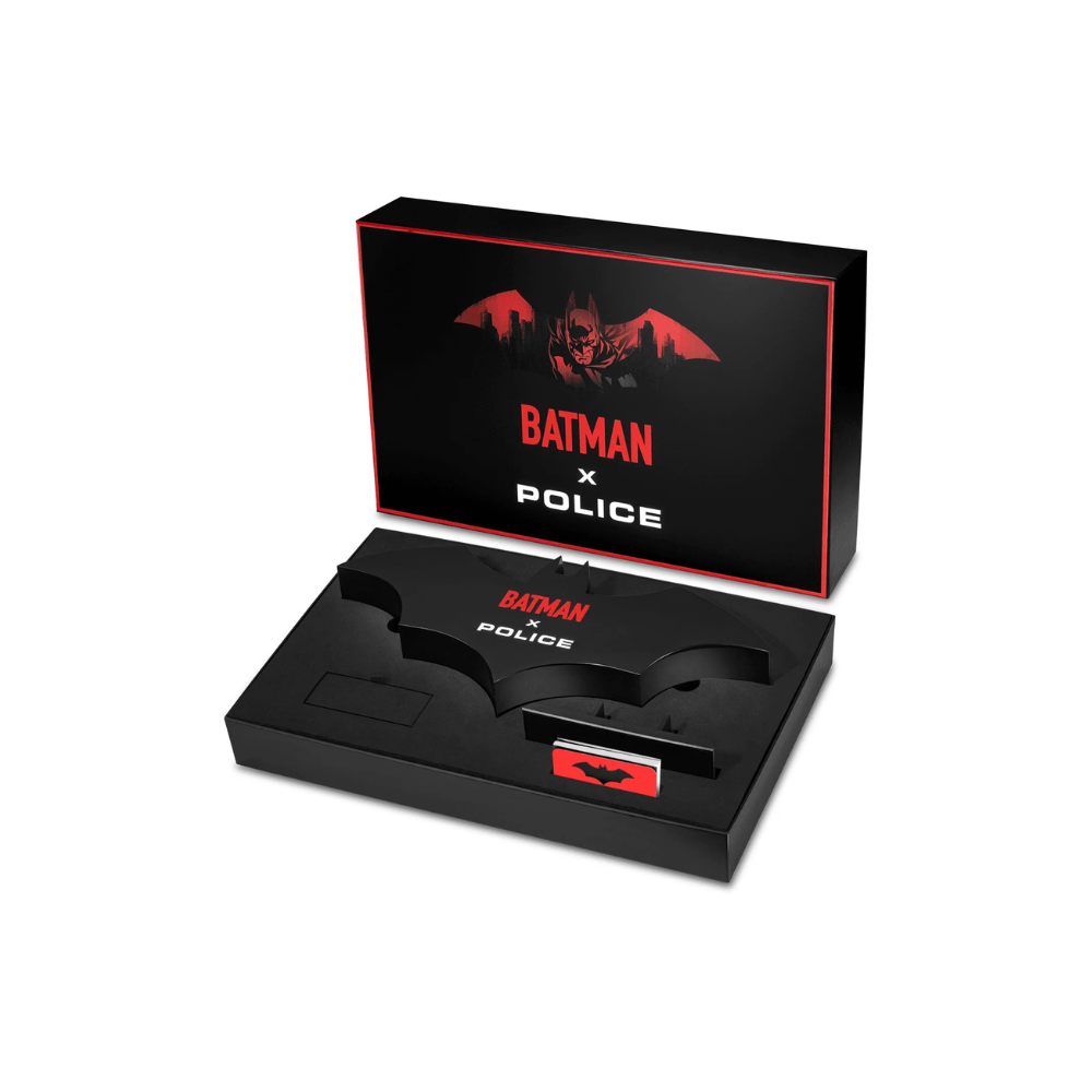 Police Crusader Watch and Batarang 2.0 Bracelet Set Police for Men (PEWGQ0089901)